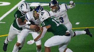 DePaul football uses defense to flatten Pope John in shut-out win