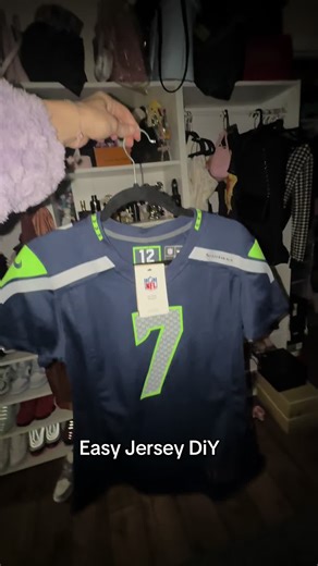 Easy Jersey DIY with Rhinestones