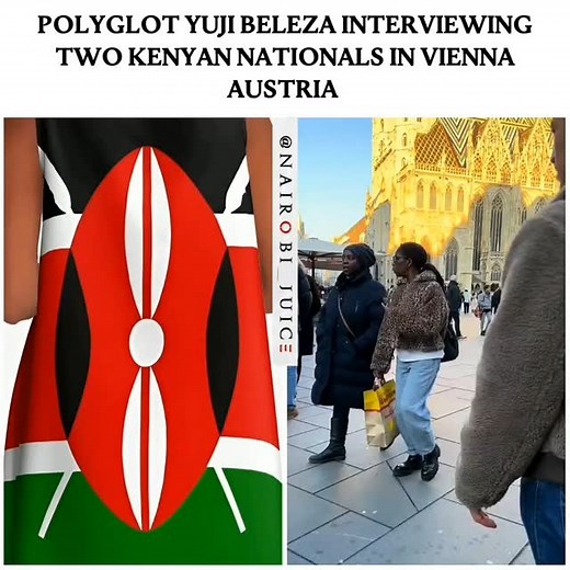 19K views · 334 reactions | Polyglot Yuji Beleza interviewing Two Kenyan nationals in Vienna Austria : @yuji_beleza | Nairobi Juice | Facebook