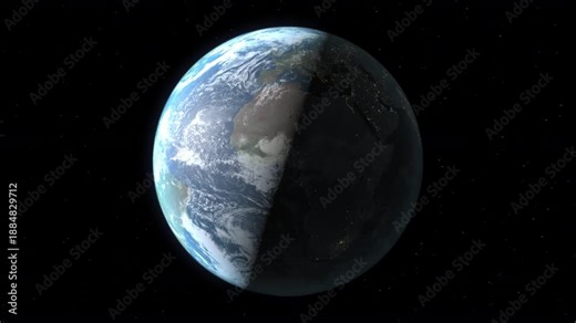 Location and map of Palestine on the surface of the earth at nighttime.