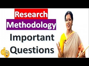 Research Methodology - Important Questions Video Lecture | Crash Course for UGC NET Commerce (English)