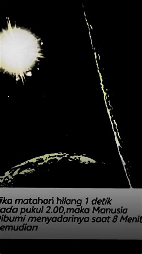Apa yang Terjadi Jika Matahari Hilang dalam 1 Detik?
