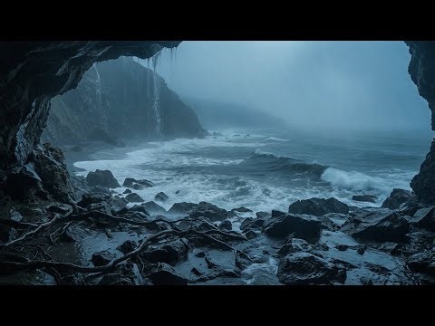 Rain Sounds For Sleeping 99% | Ocean Rain Sounds for Relaxation & Sleep