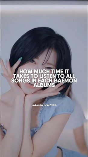How much time it takes to listen to all babymonster songs in each album #babymonster #new #enamiasa