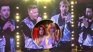Westlife singing an ABBA medley at Wembley is surprisingly perfect - video