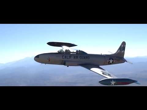 T-33 Shooting Star In Flight