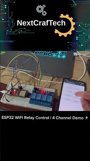 ESP32 WiFi Relay Control ⚡