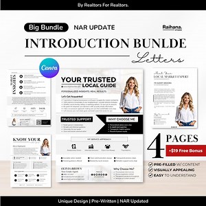 Realtor Introduction, Real Estate Agent Introduction Letter, Real Estate Canva Introduction, Real Estate Letter, Welcome Letter Realtor - Etsy