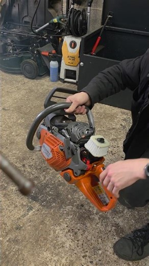 Husqvarna 572 XP - Start Up After Engine Rebuild