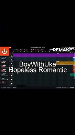 BoyWithUke - Hopeless Romantic REMAKE V1 (Instrumental) With Lyrics! #boywithuke #music #bandlab