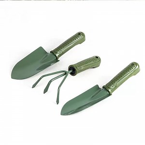 [Hot Item] 3 in 1 Gardening Tools Set Hand Planting Mini Plastic Handle Shovel Spade Gardening Tools for Kids