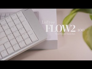 Lofree Flow2 100 | Low-Profile Keyboard with Void Silent Switches: Perfect Work Keyboard Option