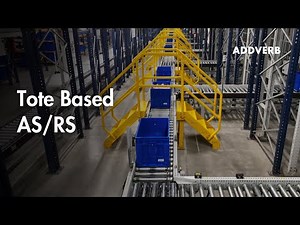 Automated Storage and Retrieval System (AS/RS) for Totes & Cases | Smart Tote Storage for Warehouse