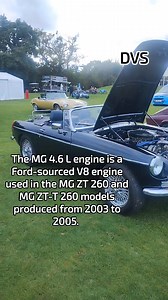 Look❓at the engine bay! The MG 4.6 L engine is NOT a Ford-sourced V8 engine as first thought, it is a Rover engine, possibly used in the MG ZT 260 and MG ZT-T 260 models which were produced from 2003 to 2005. I will update you on this car next time I meet the owner. | Darren Vel Satis
