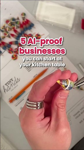 5 AI-Proof Businesses You Can Start at Your Kitchen Table