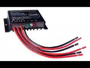 HUINE 20A 12V 24V Auto IP68 Waterproof PWM Solar Charge Controller Solar Panel - Overview