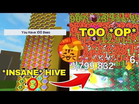 Bee Swarm Simulator But You Have *100 BEES* | Bee Swarm Simulator Modded