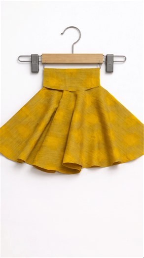 Stylish Baby Skirt Design Cutting & Stitching Easy Tricks ✂️ | #Skirtdesign #fashion #sewing