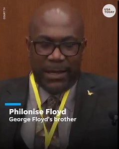 46K views · 386 reactions | George Floyd's brother testified through tears at Derek Chauvin's trial. | USA TODAY Video | Facebook
