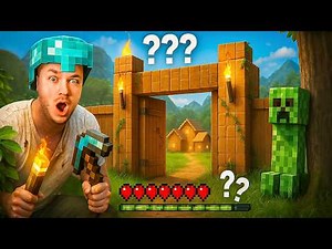 We SURVIVED 7 DAYS in REAL LIFE MINECRAFT Box Fort CITY! TNT, Diamonds & TRICKY Trials!