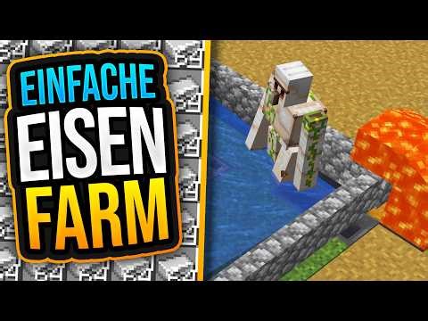 STARTER IRON FARM (TUTORIAL) ✨ Minecraft 1.21.10