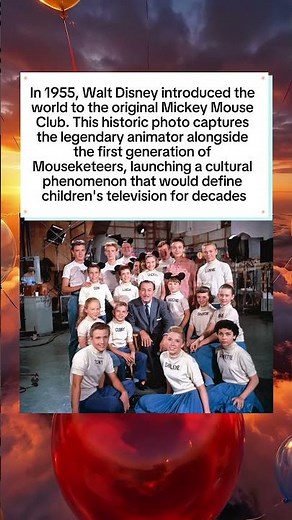 Walt Disney and the Original Mouseketeers 🐭