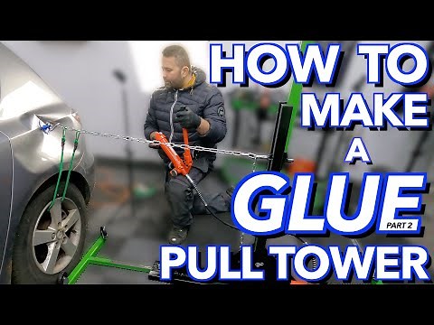 HOW TO MAKE A GLUE PULL TOWER (Part 2) | PAINTLESS DENT REPAIR |Dent-Remover