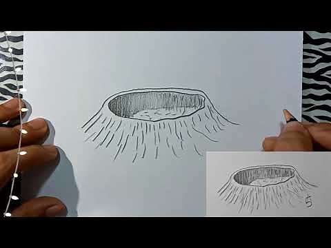 Como dibujar un CRATER ? How to draw a CRATER?