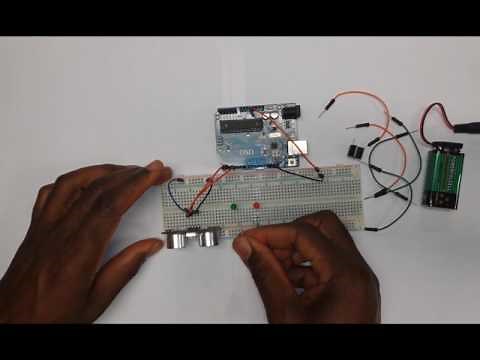 Ultrasonic Sensor Controlled LED Lights and Buzzer