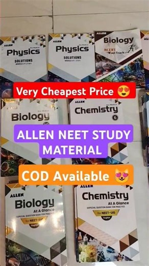 Allen Neet Study Material Review | Allen Neet Module Unboxing