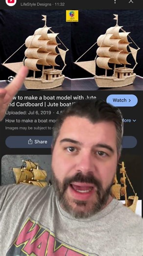 We built a pirate ship out of cardboard 🛥️