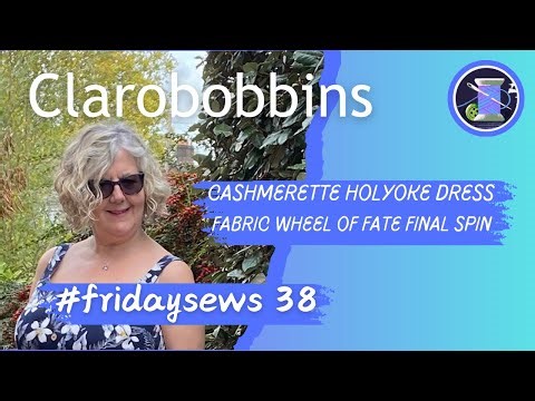 Cashmerette Holyoke Dress, Fabric Wheel of Fate. 1004c