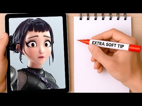 ZOEY'S K-POP DEMON HUNTER EVOLUTION! Drawing Her FINAL Form 👹