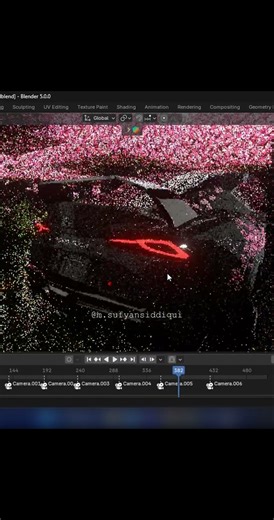 Blender 5.0 Minecraft Environment Showcase