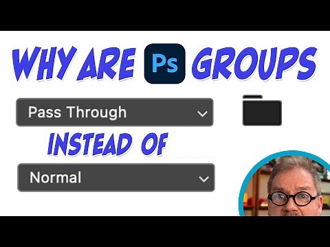 Pass Through Blending Mode in Photoshop