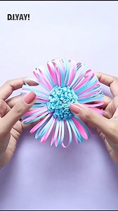 74K views · 334 reactions | Learn how to make a beautiful paper flower in just a few simple steps! ✨ #diypaperflowers #crafttutorial #easydiy #diy #diyvideo #diyprojects #artandcraft #paperflowers #papercrafts #flowers #craft #craftideas #howto #tutorialvideo | D.I.Yay | Facebook