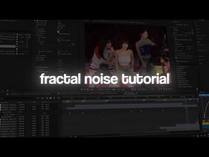 fractal noise tutorial // after effects