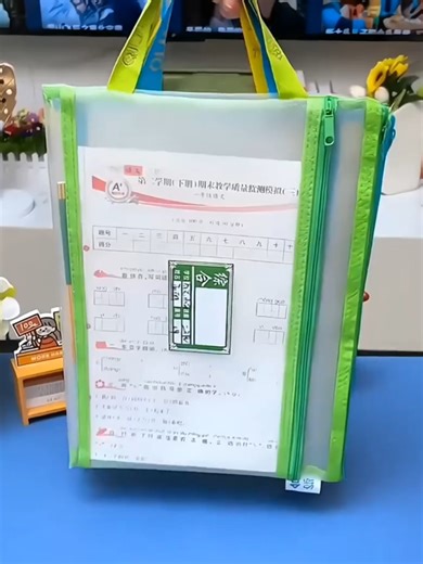 A4 Transparent Zip File Bag for Neat Organization