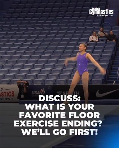 We love a good ending to a floor exercise routine! Which floor exercise ending is your favorite? 🎥Inside Gymnastics #gymnastics #ncaagymnastics #gymnast #olympics #olympicgames #usagymnastics #teamusa #gymnasticsvideos #gymnasticsskills #gymnasticstraining #athlete #flip #tumble | Inside Gymnastics