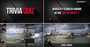 Dynamic Trivia Quiz Game Show Template