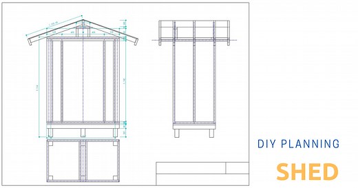 【物置小屋】DIY記録　工法、設計図、基礎