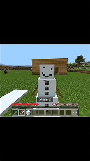 Infinite snow golm tutorial🤯 #minecraft #shorts