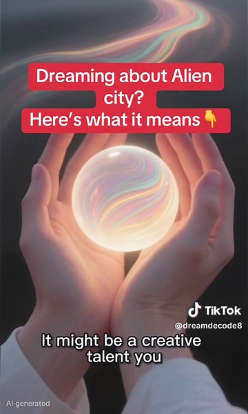 Ever dreamt of a strange alien city that felt too real? 👽🌆 This dream could mean you’re exploring new parts of yourself, feeling out of place, or entering a new phase in life. Watch till the end this might explain everything 😳✨ #dreammeaning #dreaminterpretation #aliendream #foryoupage