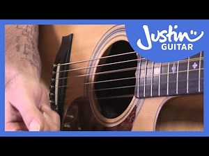 Rolling Chords Acoustic Fingerstyle Technique - JustinGuitar - Guitar Lesson [TE-705]