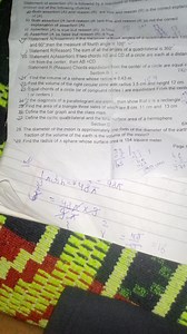 Statement of assertion (A) is followed by a statement of answer... | Filo