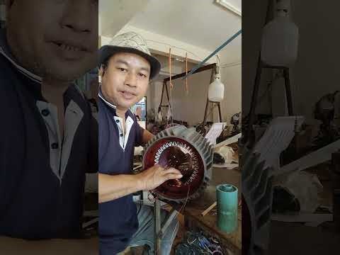 #How to make a motor winding form by hand #The technician shows you how
