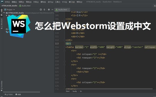 两分钟教你把Webstorm设置成中文