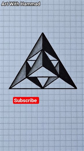 "Realistic 3D Drawing Tutorial 🧊 | Mind Blowing Optical Art