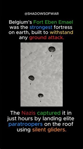 WORLD STRONGEST FORT CAPTURES WITHIN MINUTES BY NAZIS.