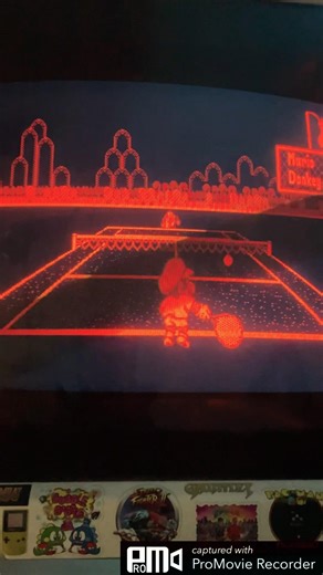 VIRTUAL BOY Mario’s Tennis su Cabinato Arcade da Sala Giochi #nintendo #virtualboy #modding